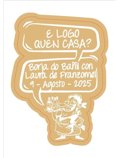 Crema de Licor Davila - miniatura personalizada Ed. Bodas - Imagen 2