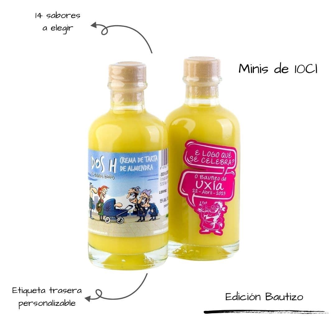 Cremas y licores en Miniatura para Bautizos - Imagen 12
