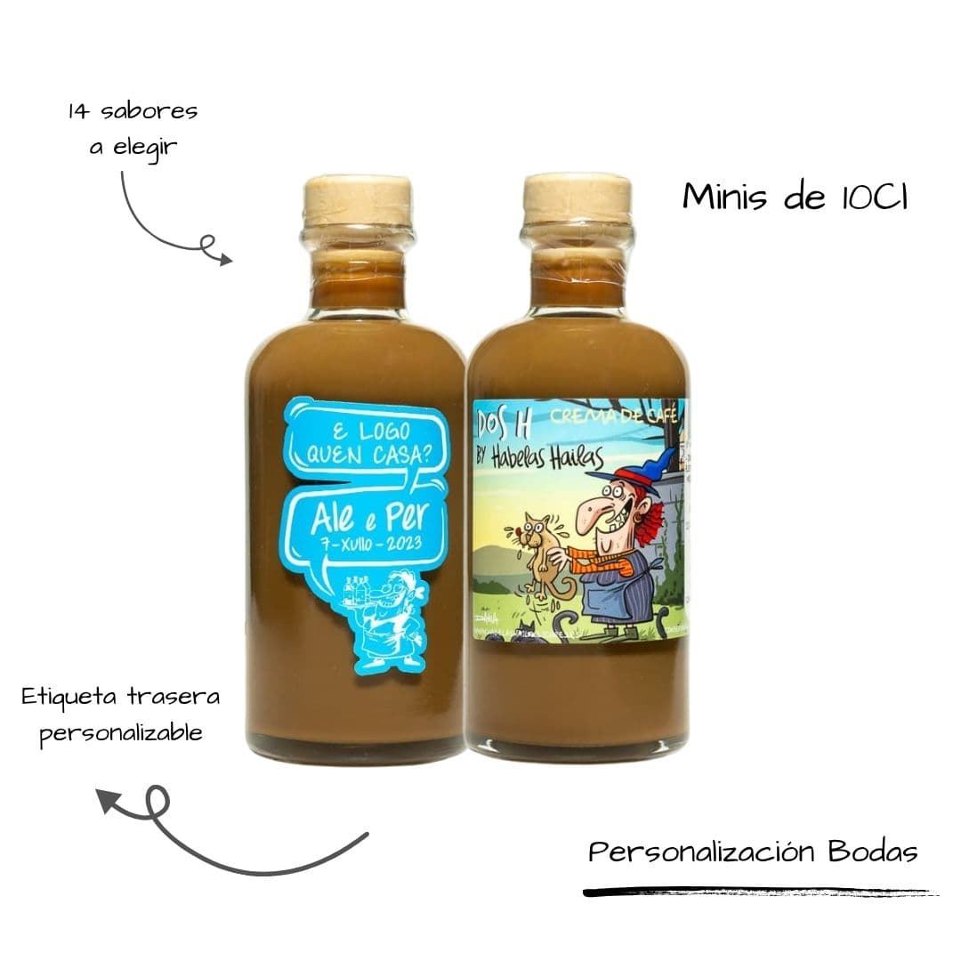 Cremas y licores en Miniatura para Bodas - Imagen 1