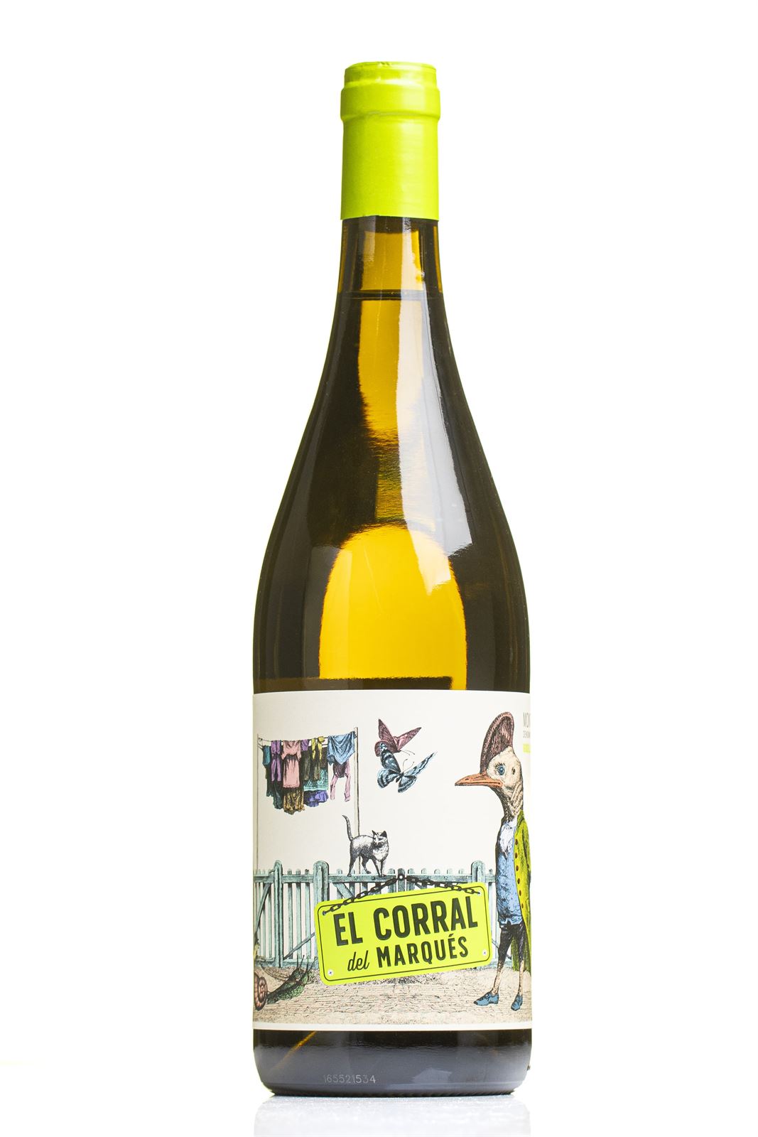D.O. Monterrei - El Corral del Marqués - Godello Sobre Lías - Vino blanco - Imagen 1