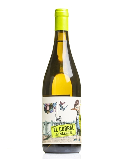 D.O. Monterrei - El Corral del Marqués - Godello Sobre Lías - Vino blanco - Imagen 1