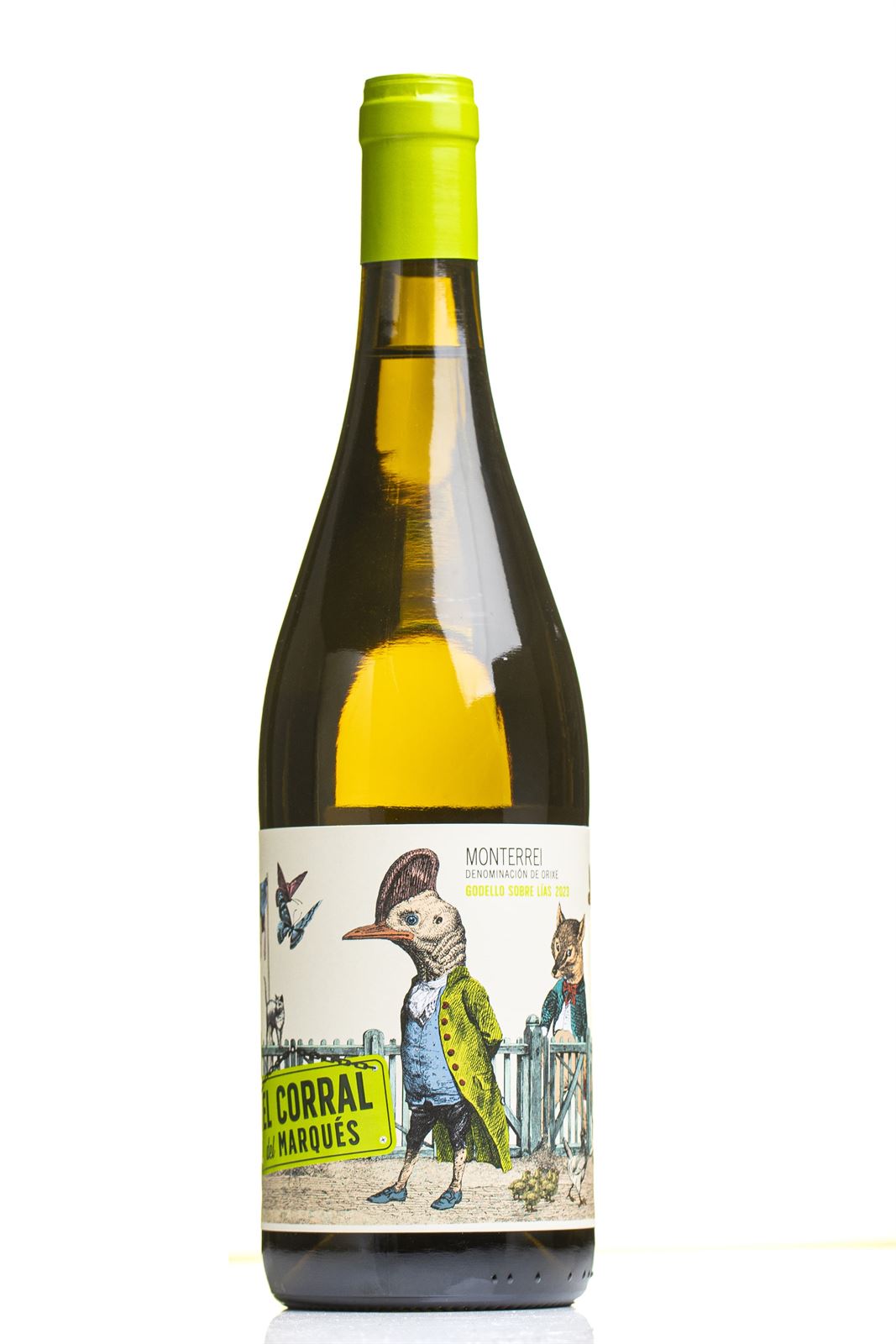 D.O. Monterrei - El Corral del Marqués - Godello Sobre Lías - Vino blanco - Imagen 2