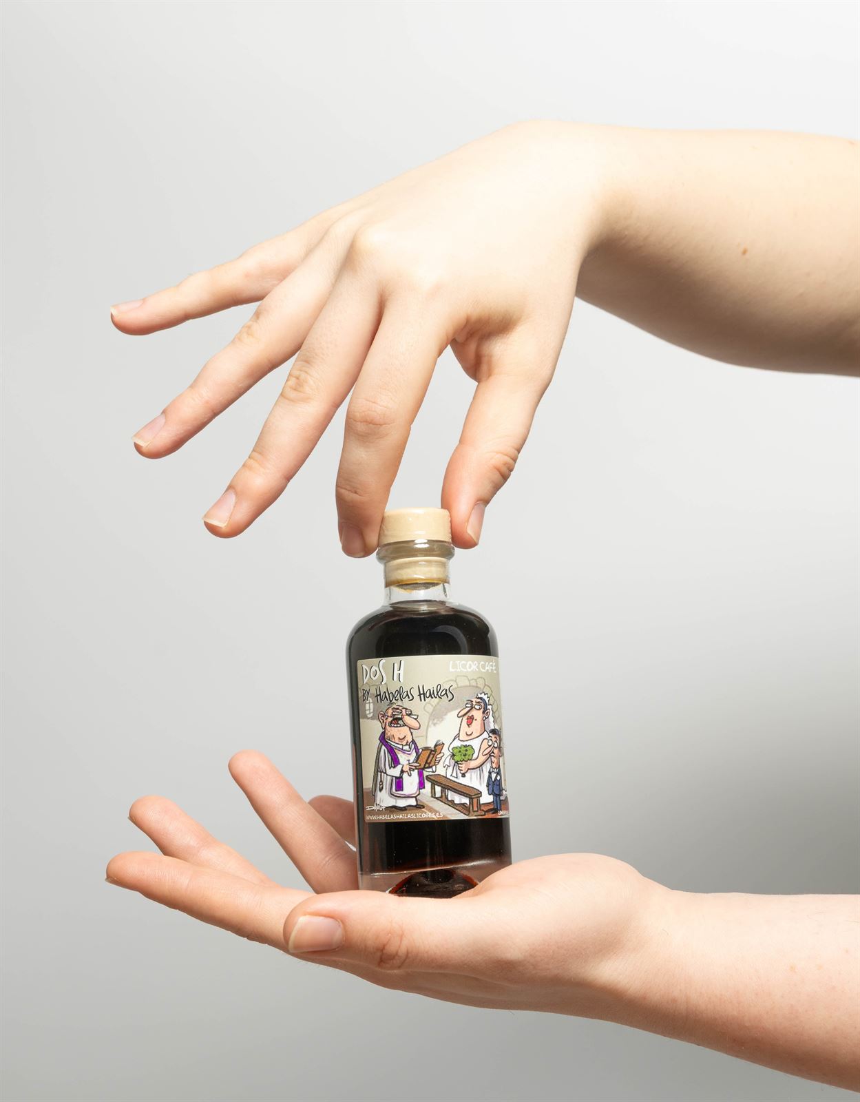 Licor Café Davila - miniatura personalizada Ed. Bodas - Imagen 1