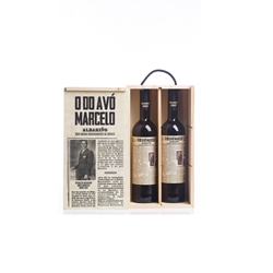 Vino Albariño O Do Avó Marcelo - D.O Rías Baixas - 2 botellas en caja de madera - Imagen 2